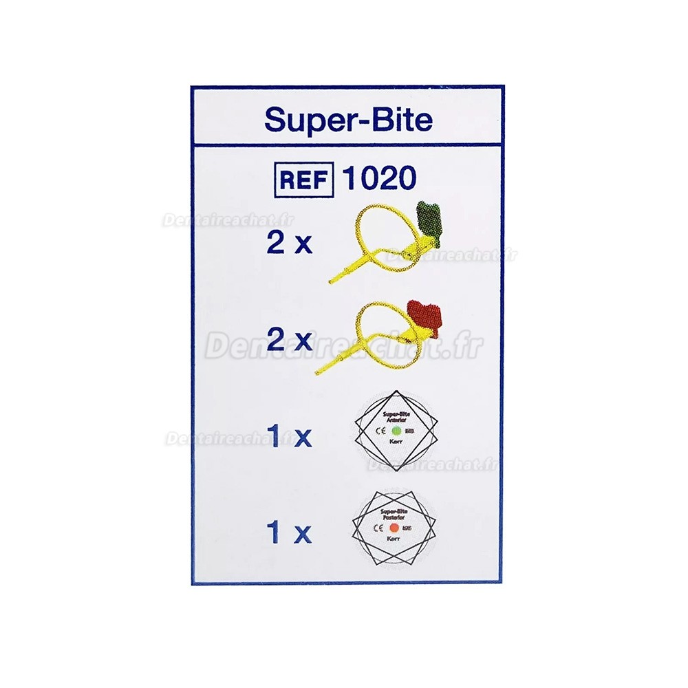 Porte Film radio dentaire Kerr 1020 X-Ray, Porte de plaque de phosphore Hawe Solutions